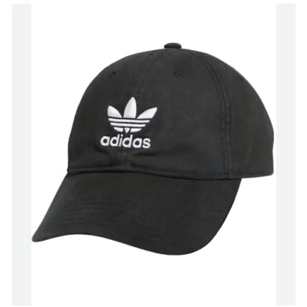 Adidas Ballcap. Black with white logo. One size.